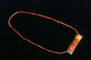 shibori necklace